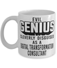 Funny Digital Transformation Consultant Mug Evil Genius Cleverly Disguised As A Digital Transformation Consultant Coffee Cup 11oz 15oz White