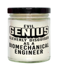 Funny Biomechanical Engineer Candle Evil Genius Cleverly Disguised As A Biomechanical Engineer 9oz Vanilla Scented Candles Soy Wax