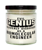 Funny Biomolecular Engineer Candle Evil Genius Cleverly Disguised As A Biomolecular Engineer 9oz Vanilla Scented Candles Soy Wax