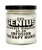 Funny Infusion Therapy Nurse Candle Evil Genius Cleverly Disguised As An Infusion Therapy Nurse 9oz Vanilla Scented Candles Soy Wax