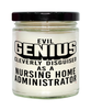 Funny Nursing Home Administrator Candle Evil Genius Cleverly Disguised As A Nursing Home Administrator 9oz Vanilla Scented Candles Soy Wax
