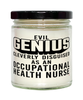 Funny Occupational Health Nurse Candle Evil Genius Cleverly Disguised As An Occupational Health Nurse 9oz Vanilla Scented Candles Soy Wax