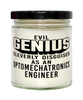 Funny Optomechatronics Engineer Candle Evil Genius Cleverly Disguised As An Optomechatronics Engineer 9oz Vanilla Scented Candles Soy Wax