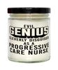 Funny Progressive Care Nurse Candle Evil Genius Cleverly Disguised As A Progressive Care Nurse 9oz Vanilla Scented Candles Soy Wax
