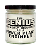 Funny Power Plant Engineer Candle Evil Genius Cleverly Disguised As A Power Plant Engineer 9oz Vanilla Scented Candles Soy Wax
