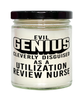Funny Utilization Review Nurse Candle Evil Genius Cleverly Disguised As A Utilization Review Nurse 9oz Vanilla Scented Candles Soy Wax