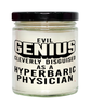 Funny Hyperbaric Physician Candle Evil Genius Cleverly Disguised As A Hyperbaric Physician 9oz Vanilla Scented Candles Soy Wax