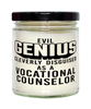 Funny Vocational Counselor Candle Evil Genius Cleverly Disguised As A Vocational Counselor 9oz Vanilla Scented Candles Soy Wax