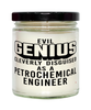 Funny Petrochemical Engineer Candle Evil Genius Cleverly Disguised As A Petrochemical Engineer 9oz Vanilla Scented Candles Soy Wax