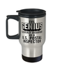 Funny U.S. Postal Inspector Travel Mug Evil Genius Cleverly Disguised As A U.S. Postal Inspector 14oz Stainless Steel