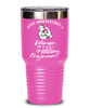 Military Engineer Tumbler Never Underestimate A Woman Who Is Also A Military Engineer 30oz Stainless Steel Pink