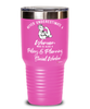 Policy Planning Social Worker Tumbler Never Underestimate A Woman Who Is Also A Policy Planning Social Worker 30oz Stainless Steel Pink