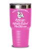 Wastewater Treatment Plant Technician Tumbler Never Underestimate A Woman Who Is Also A Wastewater Treatment Plant Tech 30oz Stainless Steel Pink