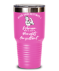 Benefits Consultant Tumbler Never Underestimate A Woman Who Is Also A Benefits Consultant 30oz Stainless Steel Pink