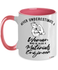 Materials Engineer Mug Never Underestimate A Woman Who Is Also A Materials Engineer Coffee Cup Two Tone Pink 11oz