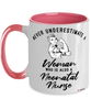 Neonatal Nurse Mug Never Underestimate A Woman Who Is Also A Neonatal Nurse Coffee Cup Two Tone Pink 11oz