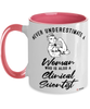 Clinical Scientist Mug Never Underestimate A Woman Who Is Also A Clinical Scientist Coffee Cup Two Tone Pink 11oz