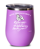 Military Lawyer Wine Glass Never Underestimate A Woman Who Is Also A Military Lawyer 12oz Stainless Steel Pink