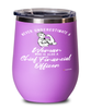 Chief Financial Officer Wine Glass Never Underestimate A Woman Who Is Also A Chief Financial Officer 12oz Stainless Steel Pink