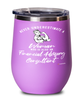 Financial Advisory Consultant Wine Glass Never Underestimate A Woman Who Is Also A Financial Advisory Consultant 12oz Stainless Steel Pink