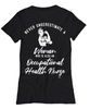 Occupational Health Nurse T-shirt Never Underestimate A Woman Who Is Also An Occupational Health Nurse Womens T-Shirt Black