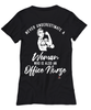 Office Nurse T-shirt Never Underestimate A Woman Who Is Also An Office Nurse Womens T-Shirt Black
