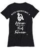 Fuels Technician T-shirt Never Underestimate A Woman Who Is Also A Fuels Tech Womens T-Shirt Black
