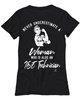 I and E Technician T-shirt Never Underestimate A Woman Who Is Also An IE Tech Womens T-Shirt Black