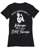 LDAR Technician T-shirt Never Underestimate A Woman Who Is Also A LDAR Tech Womens T-Shirt Black