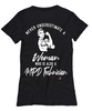 MPD Technician T-shirt Never Underestimate A Woman Who Is Also A MPD Tech Womens T-Shirt Black