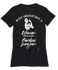 Cardiac surgeon T-shirt Never Underestimate A Woman Who Is Also A Cardiac surgeon Womens T-Shirt Black