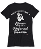 Mechanical Technician T-shirt Never Underestimate A Woman Who Is Also A Mechanical Tech Womens T-Shirt Black
