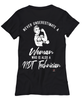 NDT Technician T-shirt Never Underestimate A Woman Who Is Also A NDT Tech Womens T-Shirt Black