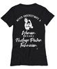 Nuclear Power Technician T-shirt Never Underestimate A Woman Who Is Also A Nuclear Power Tech Womens T-Shirt Black