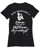 OB GYN T-shirt Never Underestimate A Woman Who Is Also An Obstetrician/Gynecologist Womens T-Shirt Black