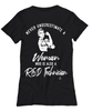 R and D Technician T-shirt Never Underestimate A Woman Who Is Also A R and D Tech Womens T-Shirt Black