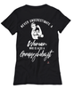 Geropsychologist T-shirt Never Underestimate A Woman Who Is Also A Geropsychologist Womens T-Shirt Black