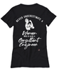 Consultant Engineer T-shirt Never Underestimate A Woman Who Is Also A Consultant Engineer Womens T-Shirt Black