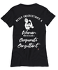 Corporate Consultant T-shirt Never Underestimate A Woman Who Is Also A Corporate Consultant Womens T-Shirt Black