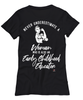 Early Childhood Educator T-shirt Never Underestimate A Woman Who Is Also An Early Childhood Educator Womens T-Shirt Black