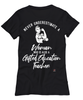 Gifted Education Teacher T-shirt Never Underestimate A Woman Who Is Also A Gifted Education Teacher Womens T-Shirt Black