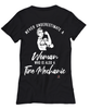 Tire Mechanic T-shirt Never Underestimate A Woman Who Is Also A Tire Mechanic Womens T-Shirt Black