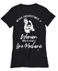 Line Mechanic T-shirt Never Underestimate A Woman Who Is Also A Line Mechanic Womens T-Shirt Black