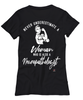 Neuropathologist T-shirt Never Underestimate A Woman Who Is Also A Neuropathologist Womens T-Shirt Black