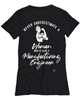 Manufacturing Engineer T-shirt Never Underestimate A Woman Who Is Also A Manufacturing Engineer Womens T-Shirt Black