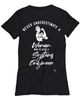 Systems Engineer T-shirt Never Underestimate A Woman Who Is Also A Systems Engineer Womens T-Shirt Black