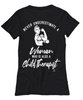 Child Therapist T-shirt Never Underestimate A Woman Who Is Also A Child Therapist Womens T-Shirt Black