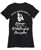 Relationship Counselor T-shirt Never Underestimate A Woman Who Is Also A Relationship Counselor Womens T-Shirt Black