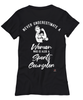 Sports Counselor T-shirt Never Underestimate A Woman Who Is Also A Sports Counselor Womens T-Shirt Black