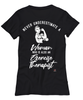 Exercise Therapist T-shirt Never Underestimate A Woman Who Is Also An Exercise Therapist Womens T-Shirt Black